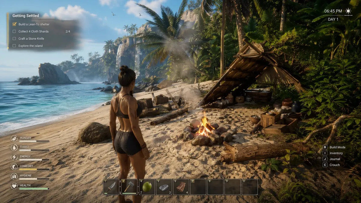 AAA Video Game Screenshot Concept Design