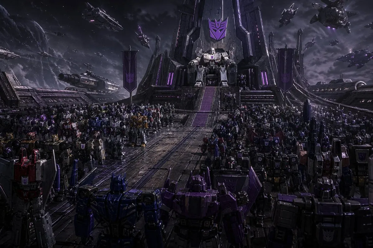 Autobots Assembled at Lunar Base