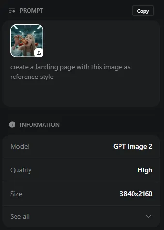 Create a landing page using this image as a reference for style and color gra...
