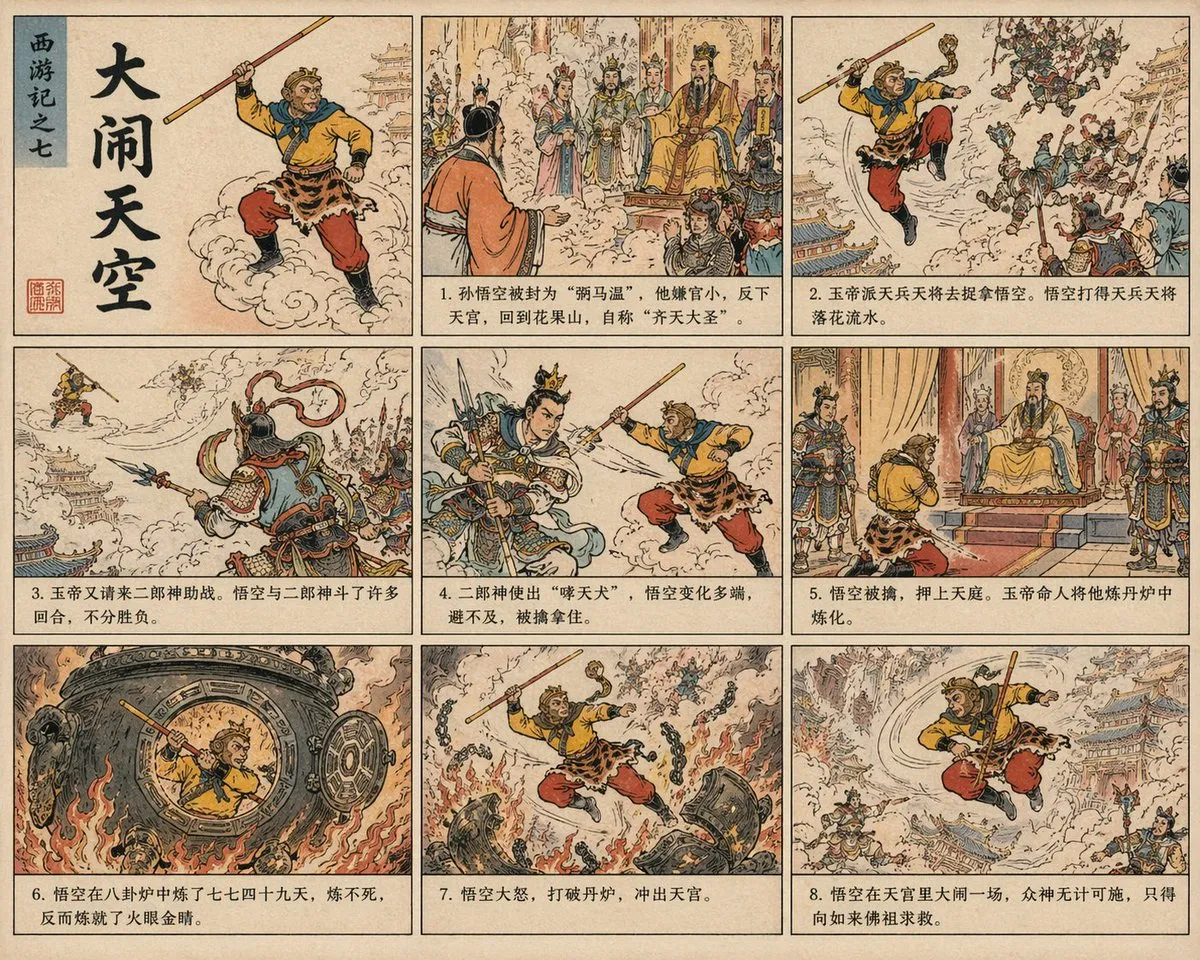 Journey to the West Chinese Comic
